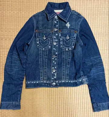TRUERELIGION 지미 사라페 빅 T 데님 재킷