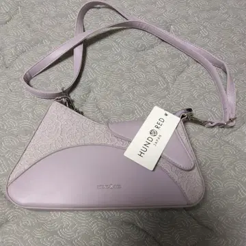 HUNDRED 라벤더 숄더백 택 포함 새상품