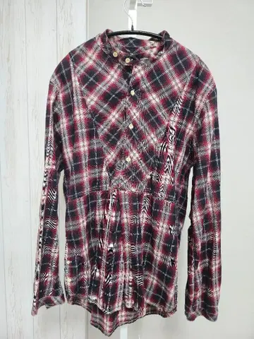 nonnative (논네이티브) 체크 무늬 풀오버 셔츠