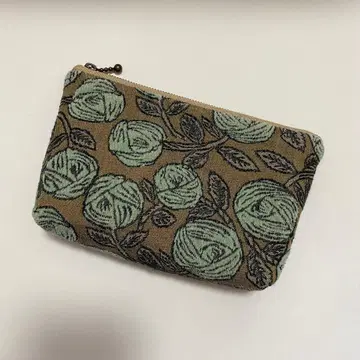 미나 페르호넨 지퍼 파우치 핸드메이드 rosy