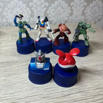 건담 병뚜껑 시크릿 포함 6점