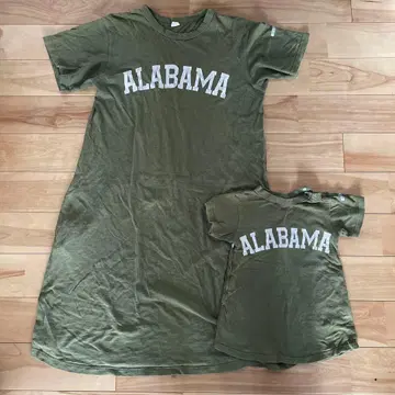 모녀 페어 T셔츠 원피스 모녀 커플 파자마