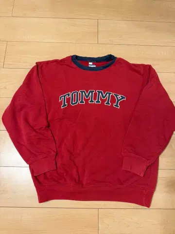 Tommy Hilfiger 레드 맨투맨