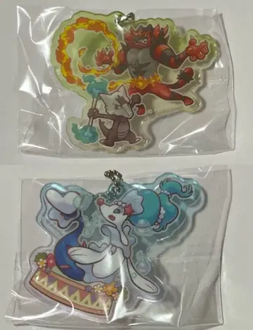 포켓몬 센터 아크릴 키링 어흥염 염뉴라 어래곤