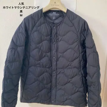 인기 UNIQLO x 화이트마운틴니어링 이너 다운 블랙 M