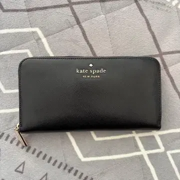 케이트 스페이드 케이트스페이드 블랙 가죽 장지갑