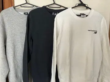 New Balance 트레이닝복 맨투맨 세트