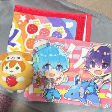 스토푸리 굿즈 세트 (타월, 아크릴 키링, 캔뱃지)