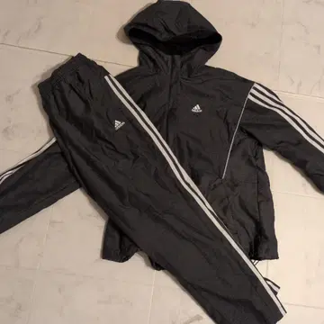 adidas WIND RDY 후드 부착 셋업 그레이