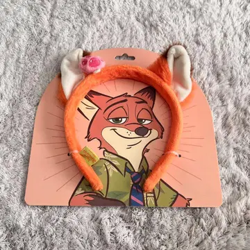 [ 일본 미발매 한국 한정판 ] 주토피아 닉 머리띠 PIXAR 픽사