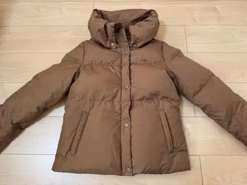 라코스테 다운 자켓 브라운 베이지