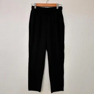 띠어리 조거 팬츠 TRESCA JOGGER 블랙 XXS 허리밴딩