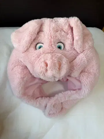 SING 돼지 모자 핑크