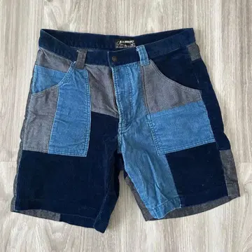 H.R.MARKET 패치워크 코듀로이 숏팬츠