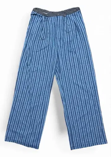 nugu hoop 파랑 화이트 스트라이프 팬츠
