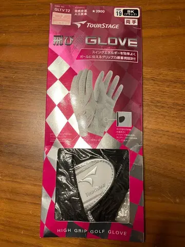 TOURSTAGE GLTV72 여성용 골프 그로브 19 사이즈 블랙