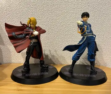 제일복권 강철의 연금술사 에드워드 엘릭 로이 머스탱 피규어