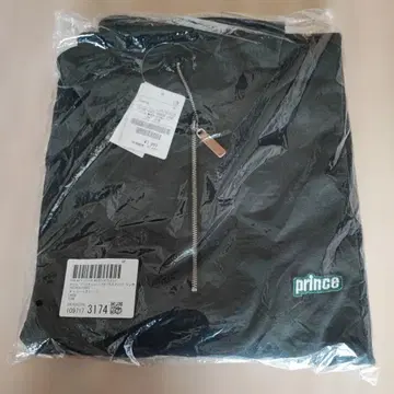 Prince 맨투맨 하프 지퍼 L 차콜