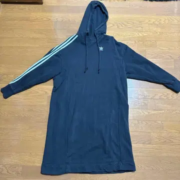 adidas 후드 부착 다크 그레이 후드티 J/S