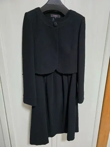 도쿄 소와르 CREA 블랙 포멀 원피스 수트 9호