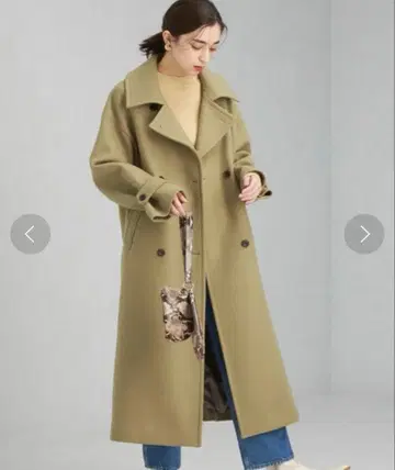 형태 멜톤 롱 코트