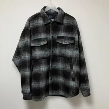 BEAMS HEART 샤기 체크 CPO 셔츠