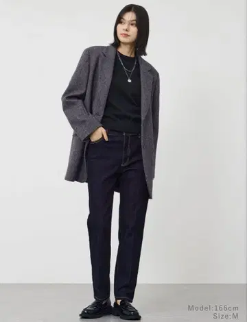 PLST 스틱 청바지