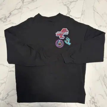 산타 크루즈 블랙 맨투맨 M