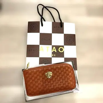 아타오 ATAO 스리모 메쉬 마리 골드 장지갑