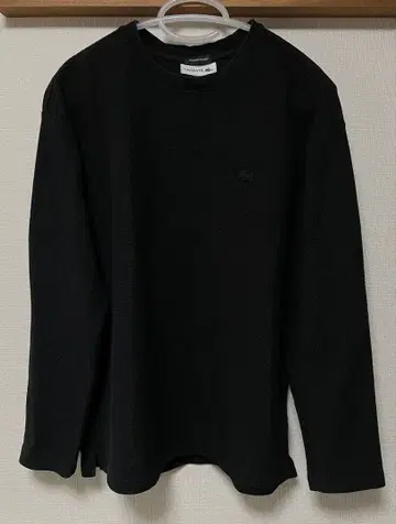 라코스테 긴팔 티셔츠 블랙