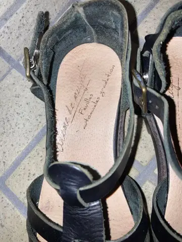 arome de muguet 가죽 플랫슈즈 ines 이네스