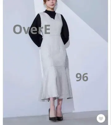 overE 트위드라이크 머메이드 원피스: 믹스 화이트 96