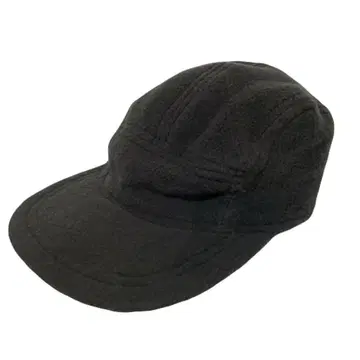 90s USA LAND'S END 블랙 플리스 캡 모자