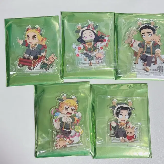 귀멸의 칼날 2025 크리스마스 아크릴 스탠드 일괄