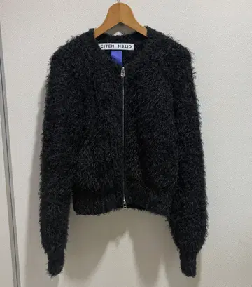CITEN 몰 샤기 니트 ZIP 가디건/자켓/FREE