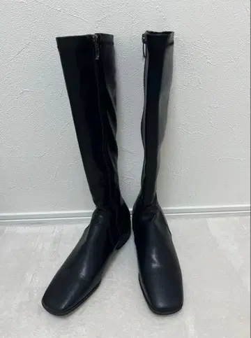 SAPPUN(사푼) 스퀘어 롱 부츠 23cm