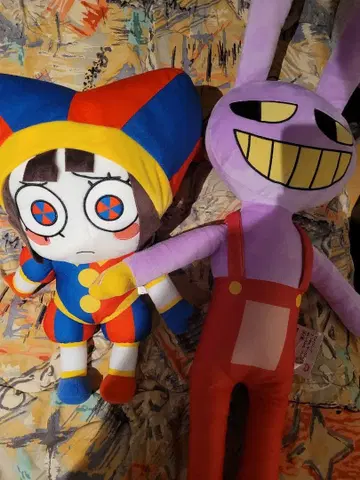 Gigo 한정판 어메이징 디지털 서커스 폼니 잭 봉제 인형