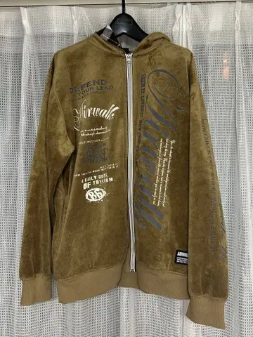 y2k 그런지 구제 의류 후드티 브라운 단모 퍼 헤이세이 갸루 다크코어