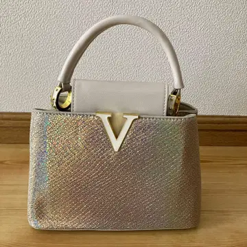 레인보우 컬러 2way 숄더백 V 로고