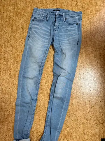 EMODA 스키니 데님 라이트 블루