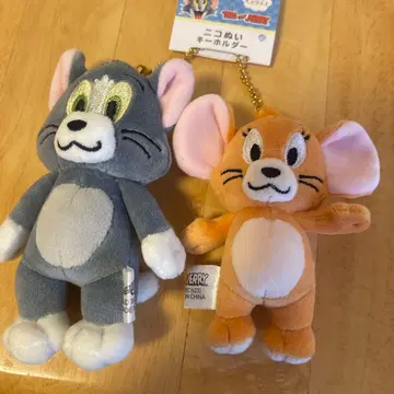 톰과 제리 니코누이 키링 봉제 인형 새상품