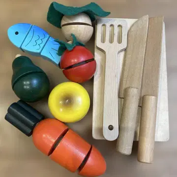 나무 소꿉놀이 세트