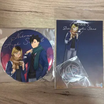 하이큐 코스모 월드 빅 캔뱃지 아크릴 스탠드 코즈메 검은 꼬리 네코마