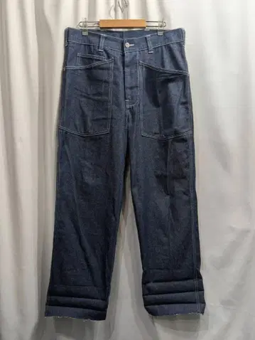 복각 YMCLKY US ARMY 데님 카고 팬츠 35/33 L 상당