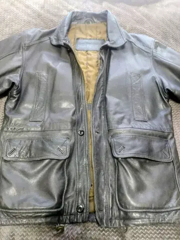 가죽 자켓 블랙 4 포켓