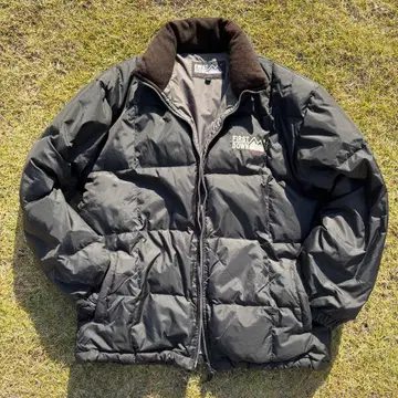 FIRST DOWN 블랙 다운 자켓 L 구제 의류 90년대