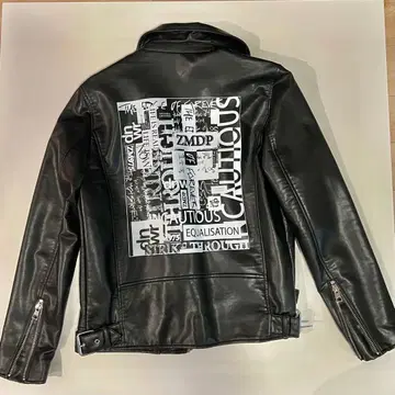 [ 미사용품 ] ZARA 그래피티 라이더 자켓
