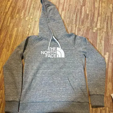 THE NORTH FACE 그레이 후드 부착 후드티