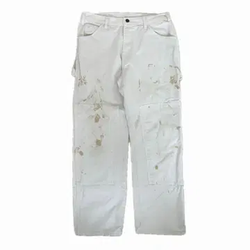 Dickies 더블 니 페인터 팬츠 화이트