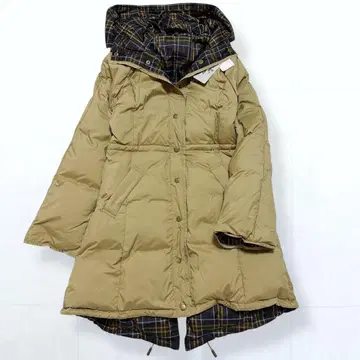 새상품*쿄코히가 발수 리버서블 A라인 모즈 다운 코트 L